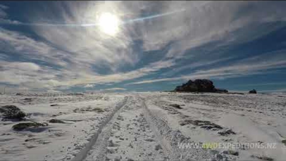 Charter day trip over Old Woman Range with early April snow. Welcome to 4WD Expeditions. We offer fully guided passenger tours and single and multi-day tag along expeditions.