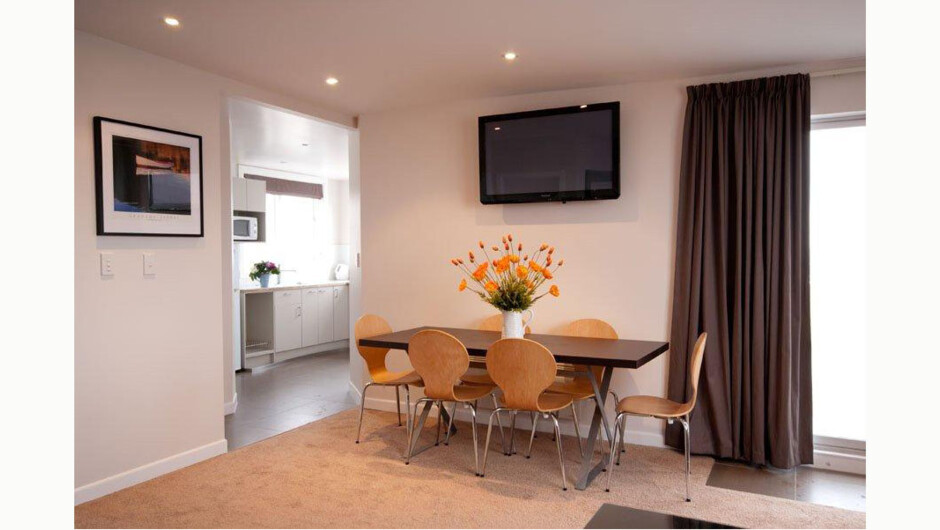Kitchen and dining area