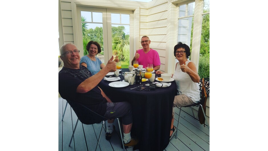 Group Buffet Breakfast at The Roost Bed and Breakfast