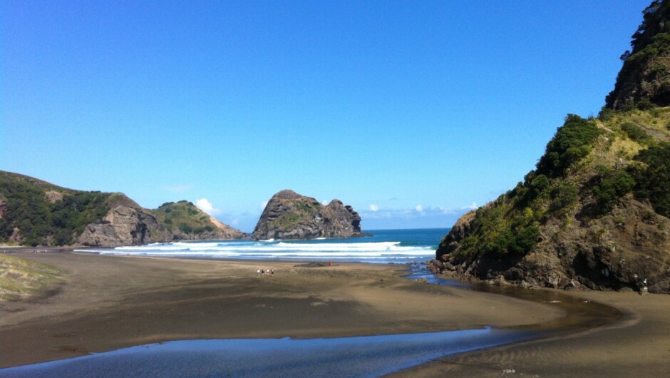 Piha Beach.
