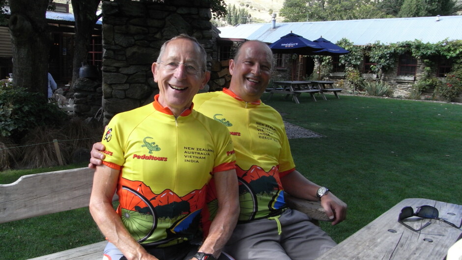 Relax after a good day ride on the West coast of New Zealand