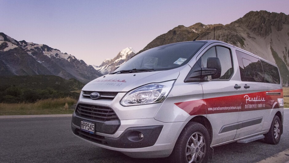 One of our support vehicles.