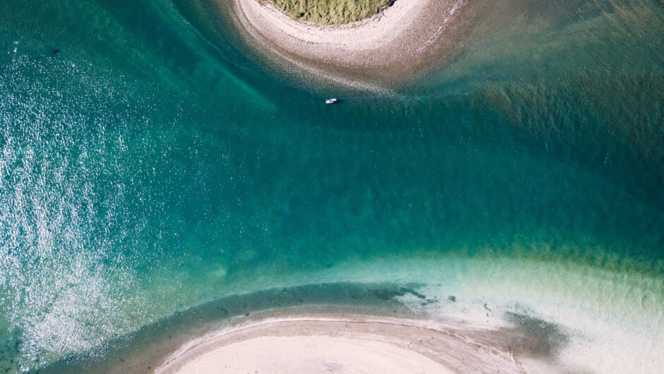 Follow glorious romantic coastlines.