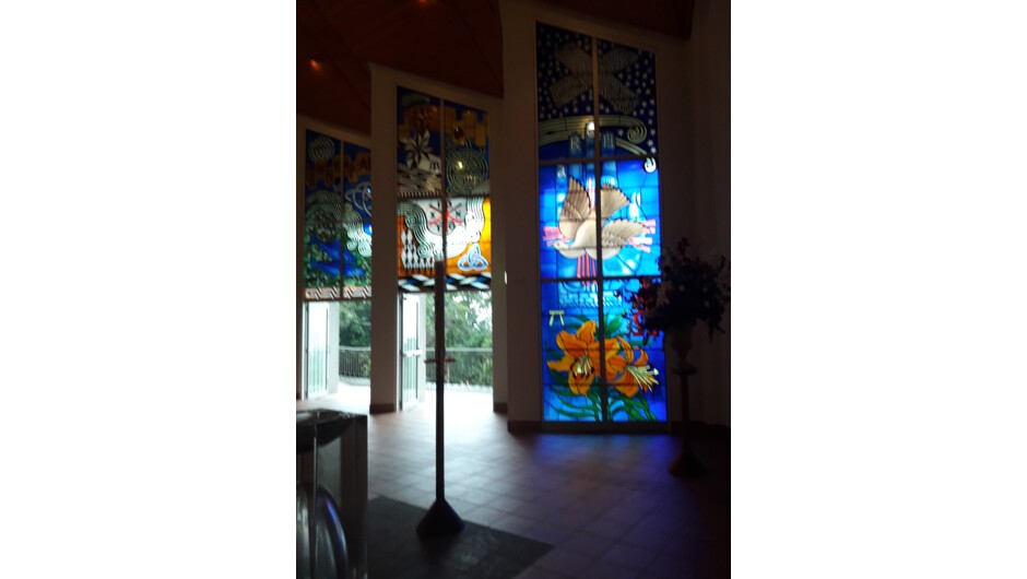 Beautiful stained glass.