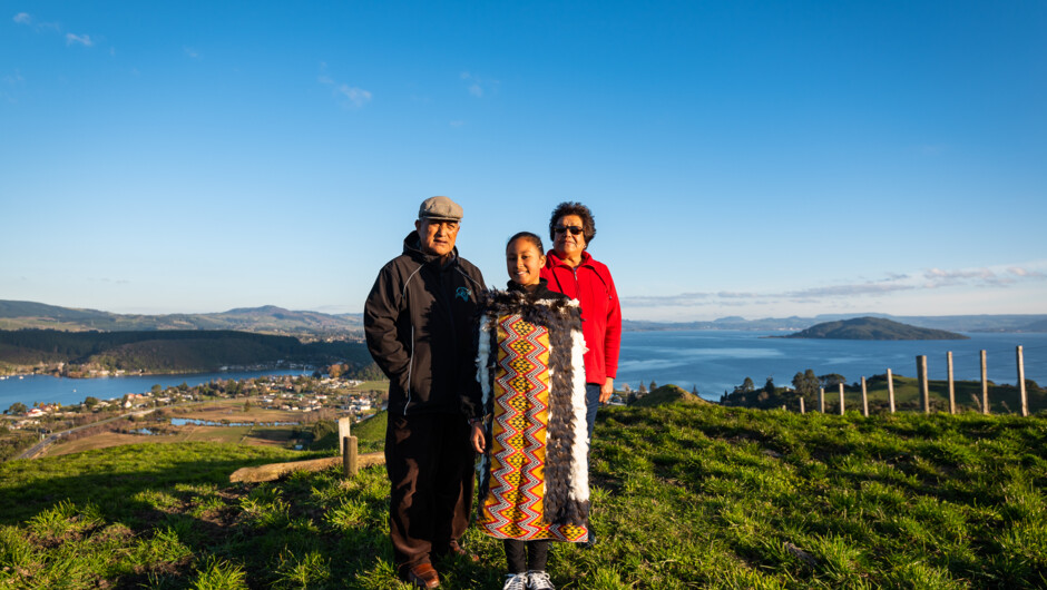 Whanau means family. Visitors arrive as strangers, leave as a friends.