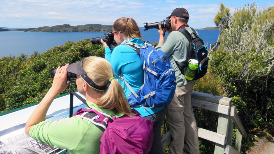 Clients on Ulva Island.