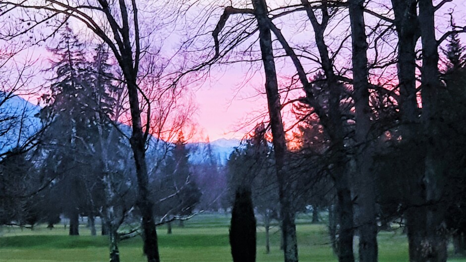 Watch the view unfold from apartment window