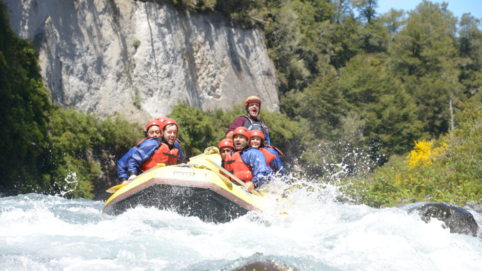 Bouncing down the rapids