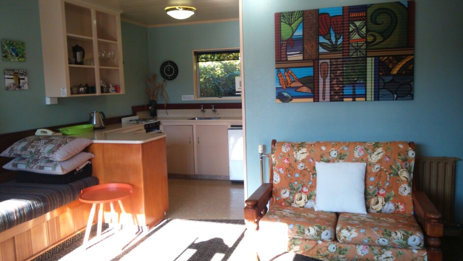 Living/Kitchen in a 2 bedroom Aparmtent