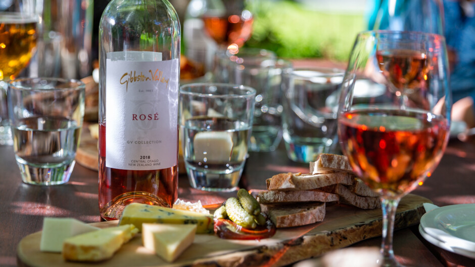 Sampling the delights after a day of adventure at Cardrona