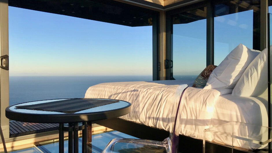 Immerse yourself in the stunning ocean views from the Atatū PurePod.