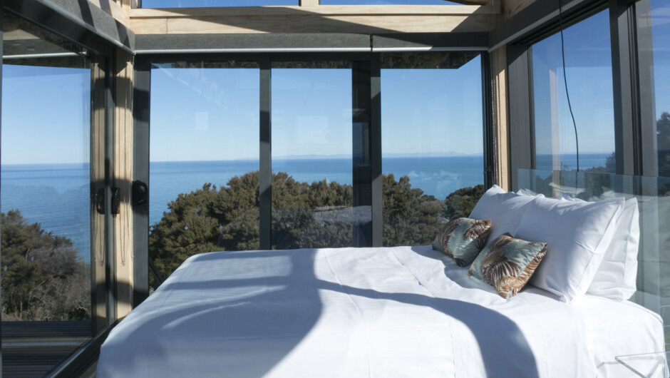 Surround yourself with sea views at the Atatū PurePod.