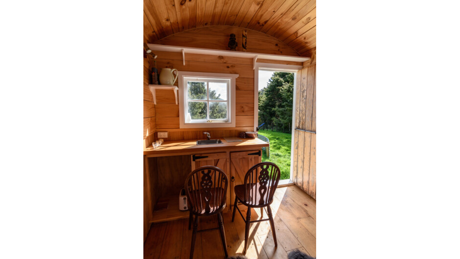 Enjoy the natural wood