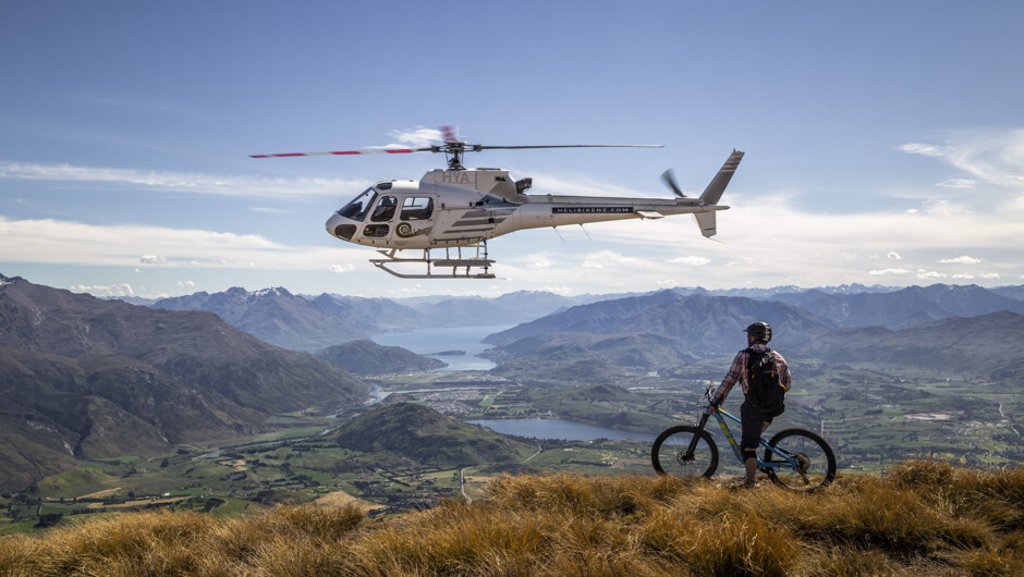 HeliBiking in Queenstown