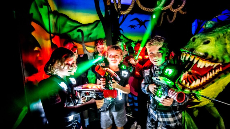 Lazer Tag. Fun for all ages.