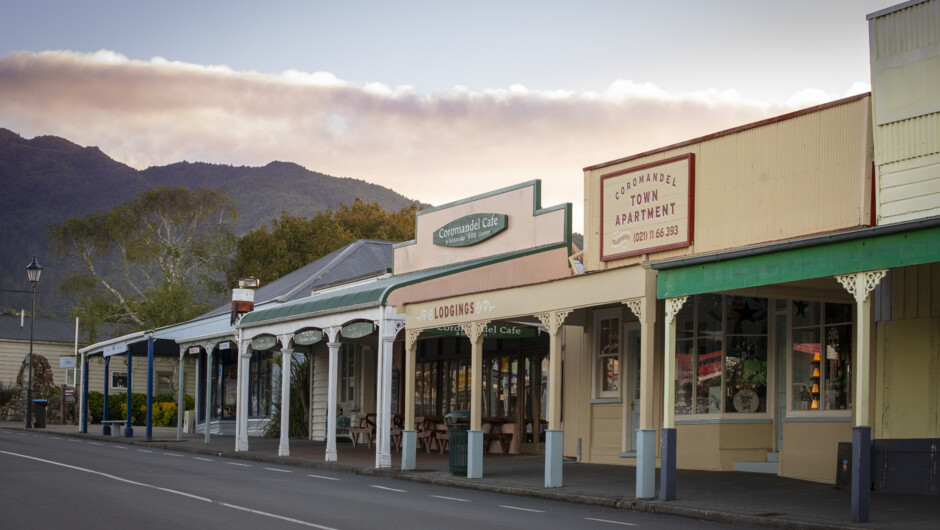 Coromandel ranges in backgound