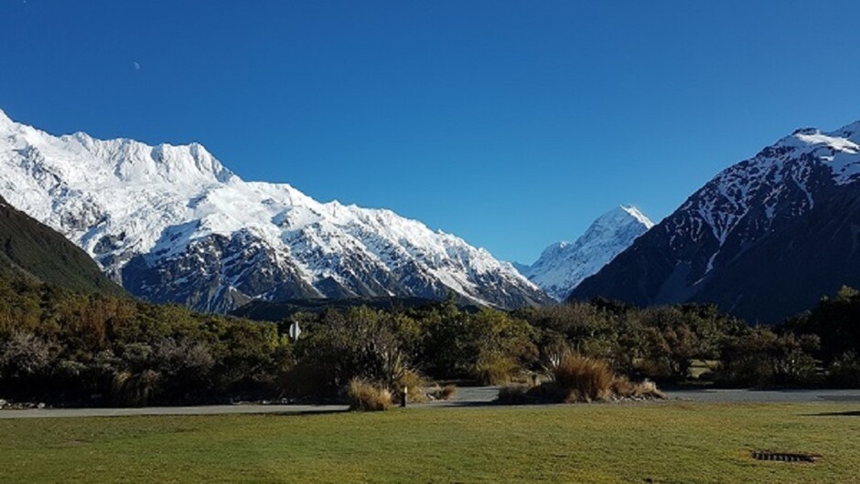 Aoraki Mount Cook in the Summer