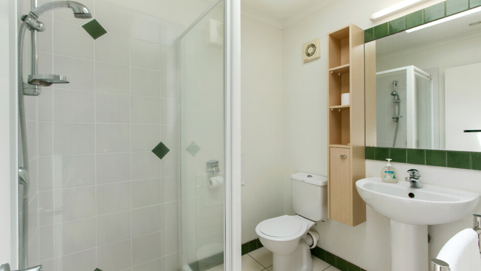 Bathroom with a shower