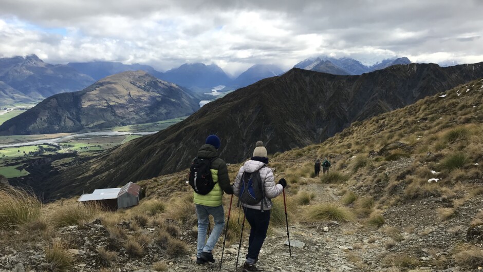 Huts on the mac, Whakaari conservation area.