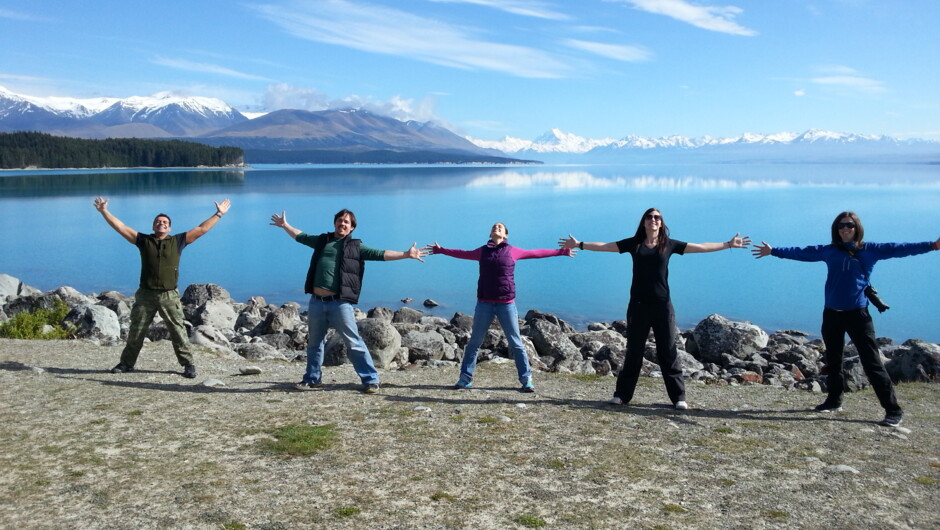 Lake Pukaki and Aoraki Mt Cook