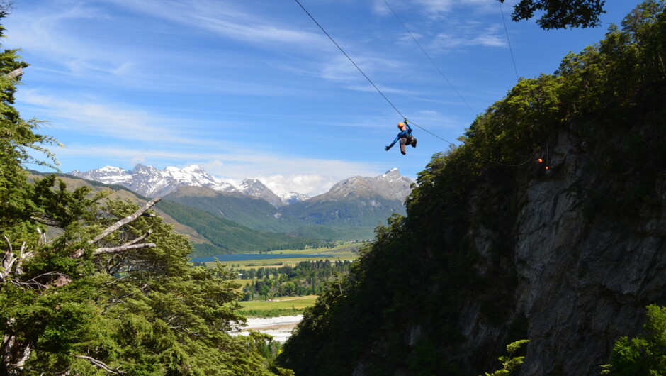 Ziplining through Paradise