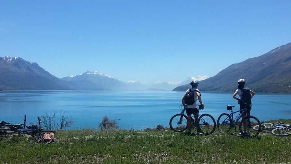 Mountain biking near Queenstown