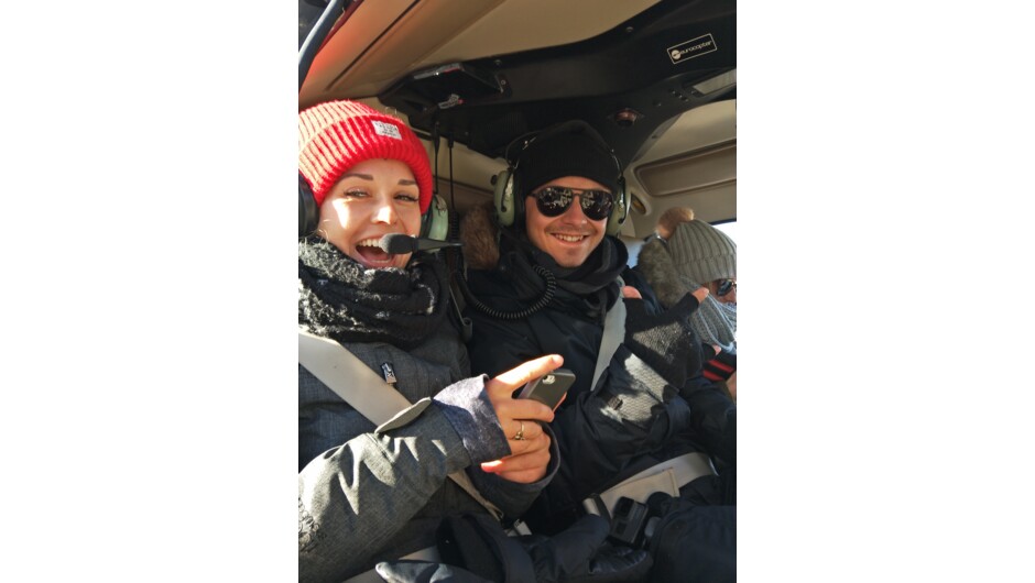 Helicopter Flight to the Glacier