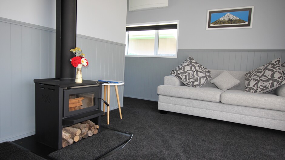 Part of the lounge in the Studio