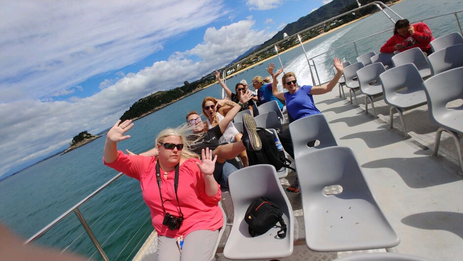 en route to a fantastic time in Abel Tasman Ntl Park