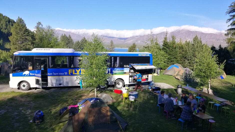 Lake Tekapo campsite