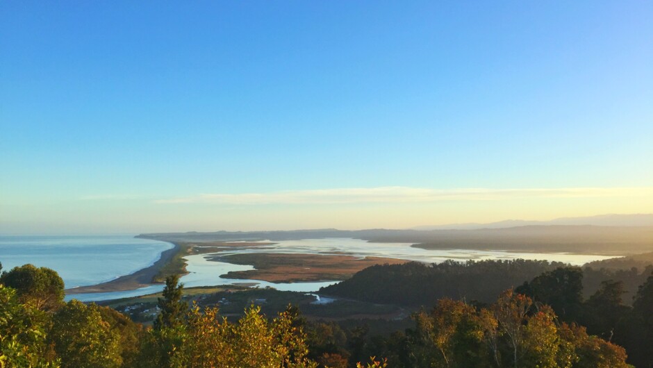 Early morning hike to watch the sunrise over Okarito