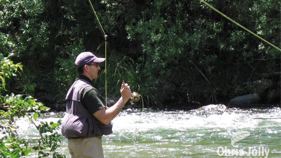 Guided fly fishing with Chris Jolly Outdoors