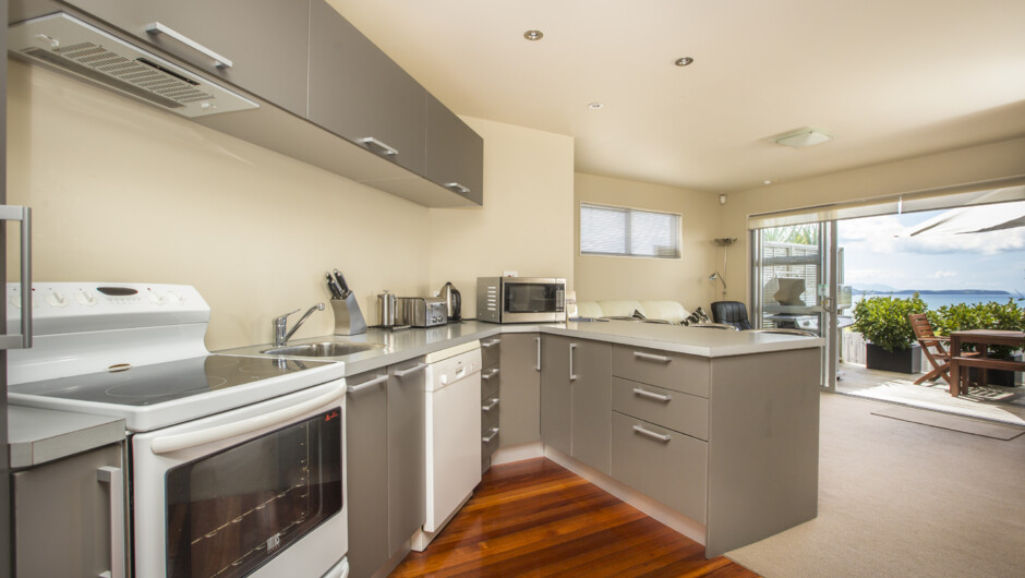 Kawau Apartment - Kitchen