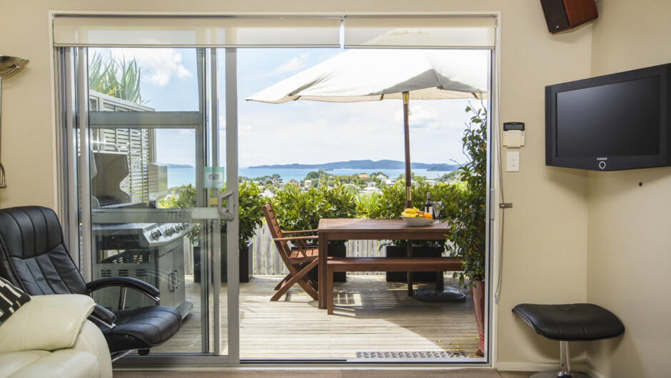 Kawau Apartment - Living Room