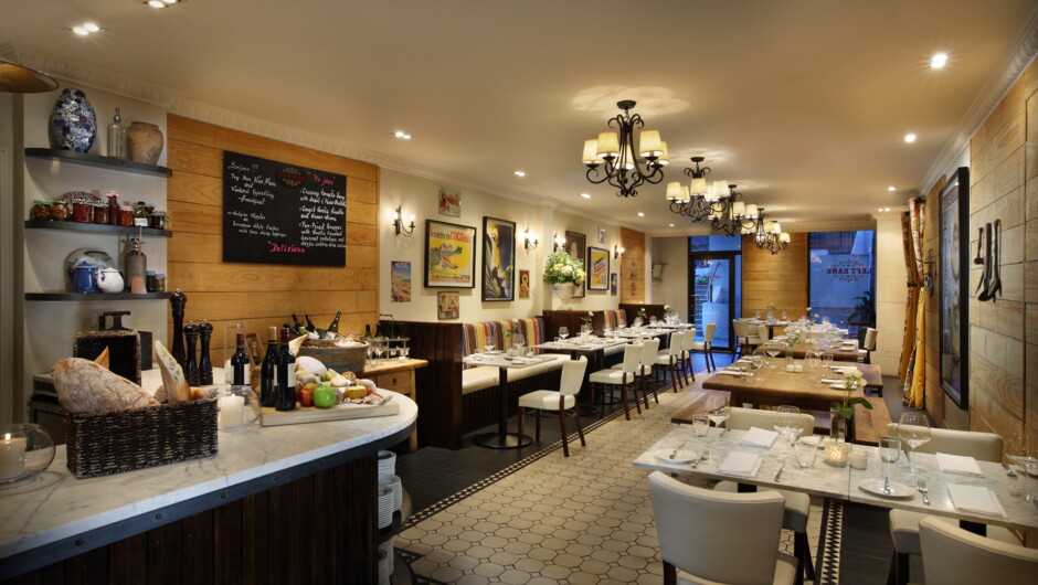 French comfort foods in Left Bank Bistro - open for breakfast, lunch and dinner