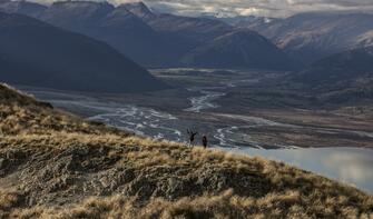 Magnificent scenery from our landing spots. Looking over the Rees and Dart Rivers near Glenorchy
