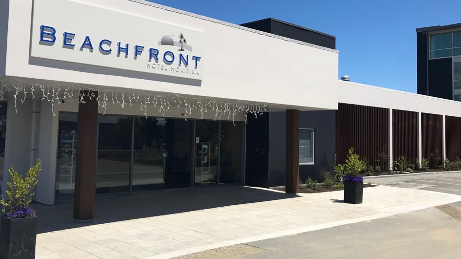 Beachfront Hotel Entrance