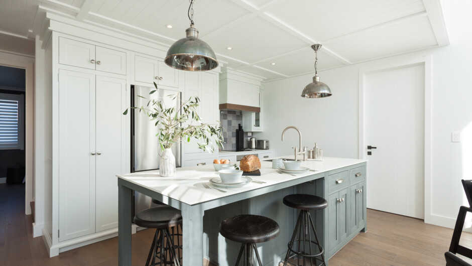 Both barns offer a fully equipped kitchen including a espresso machine for your morning coffee.