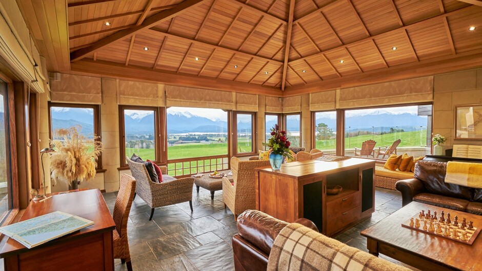 Living Room at Cabot Lodge.