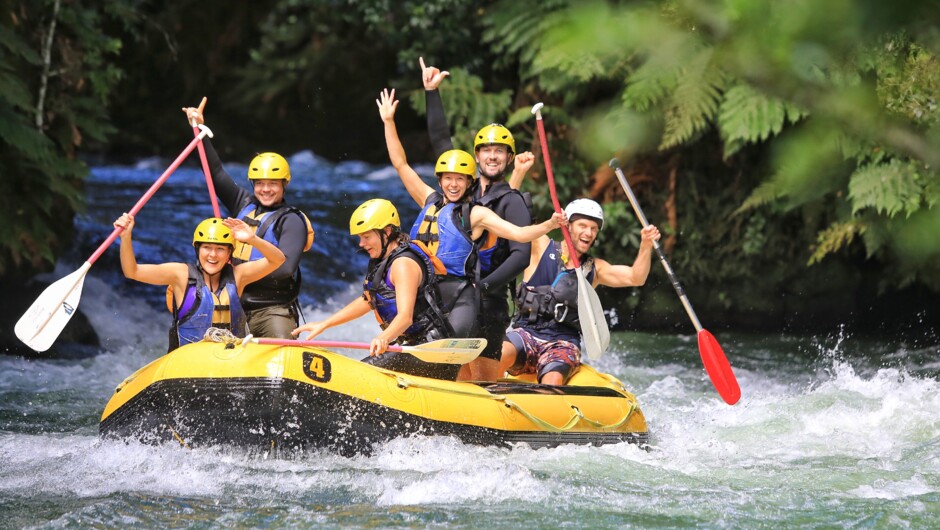 Fun times on the Kaituna River.
