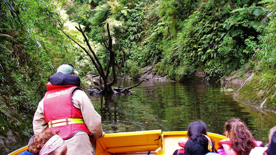 Going up one of the side steams.