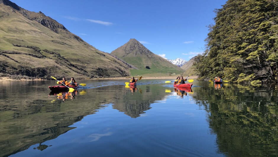 Paddling out on Moke Lake