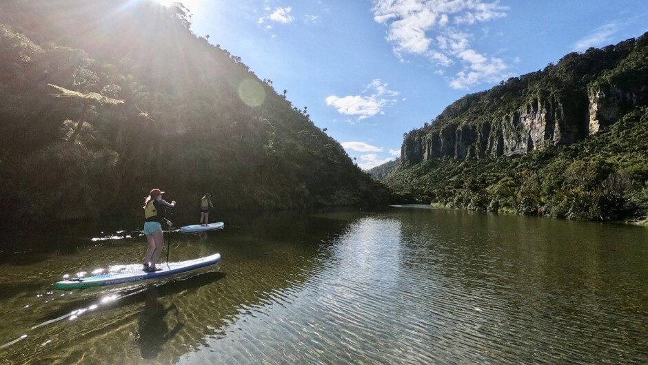 Paddle Boarding the Pororari River