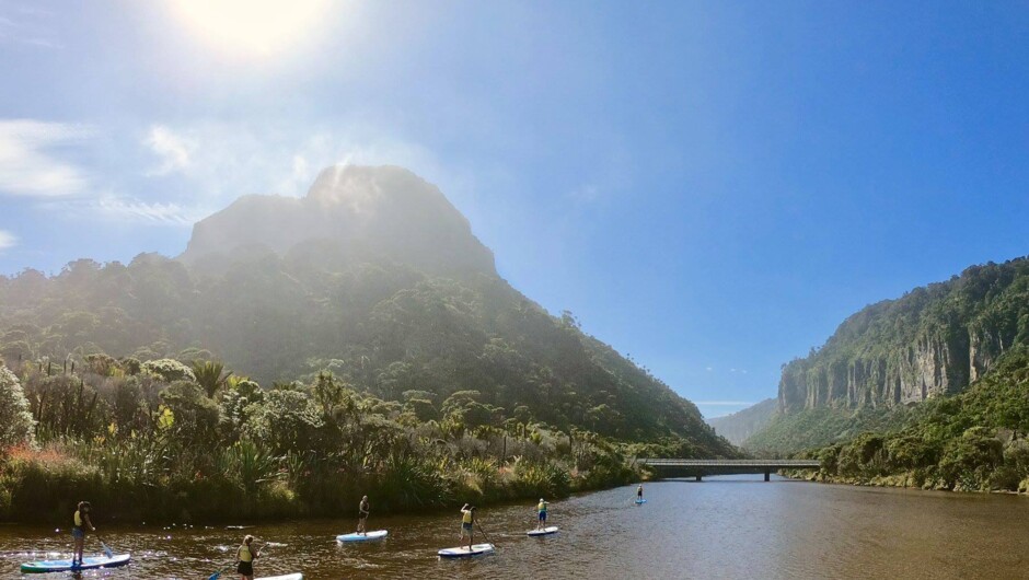 Paddle Boarding the beautiful Porari River