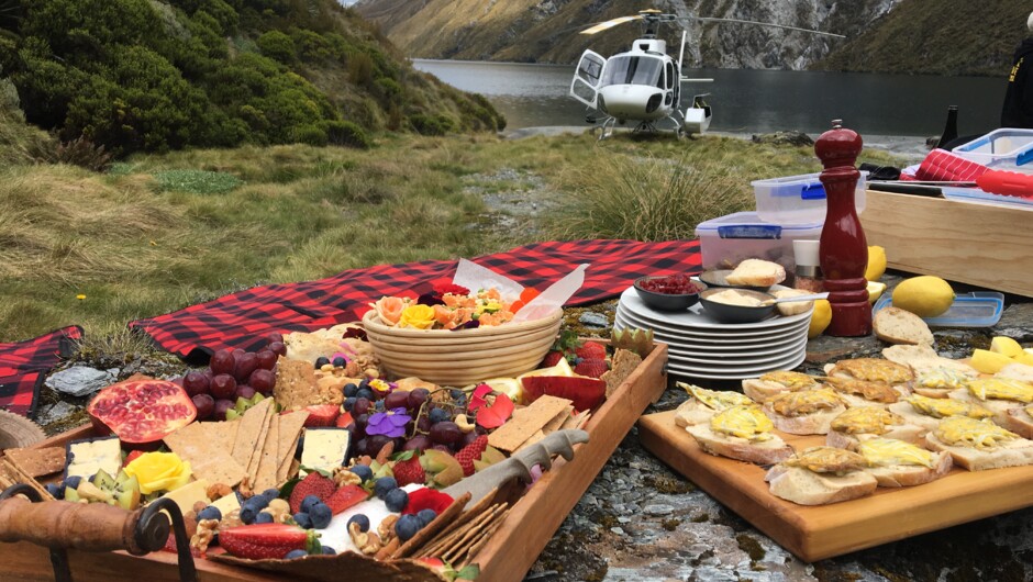 Beautiful alpine picnic location.