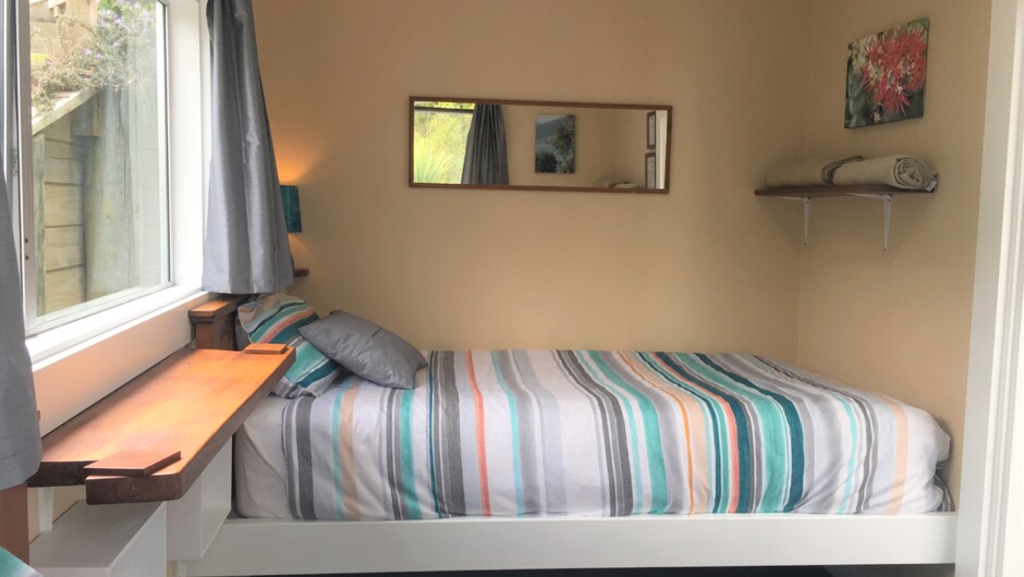 Guest Wing - king single bedded twin room with adjacent bathroom.