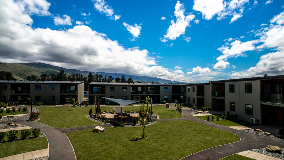 Inside Courtyard BBQ area