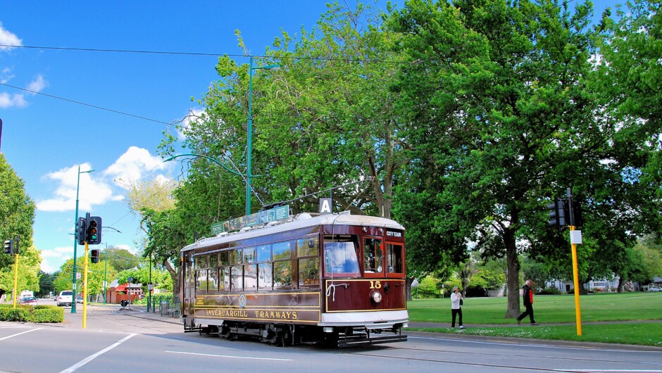 Learn about the city with live commentary on board our restored heritage trams.